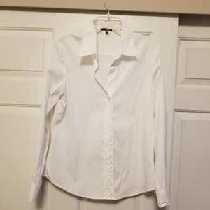 Theory white button down